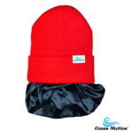 Red Satin-Lined Beanie - Ocean Motion™